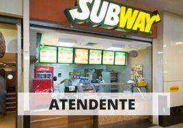 vaga atendente subway brasilia df